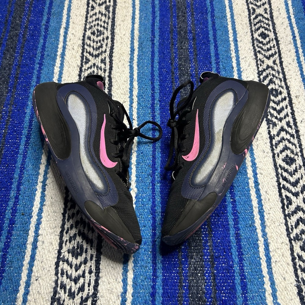 Nike IsoFly Athletic Sneakers Basketball Shoes FN4384-003 BlackPink 6Y